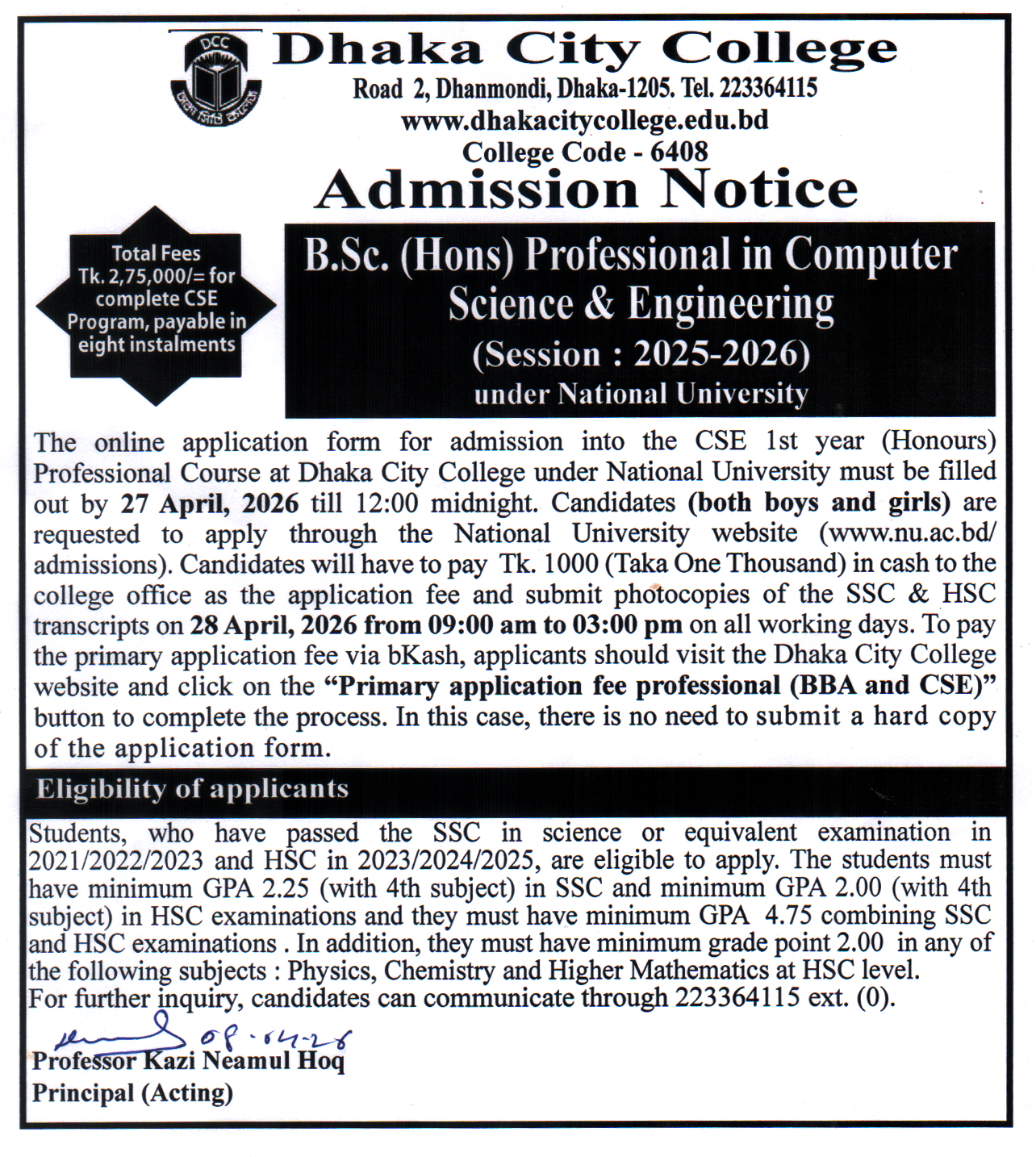 Notice