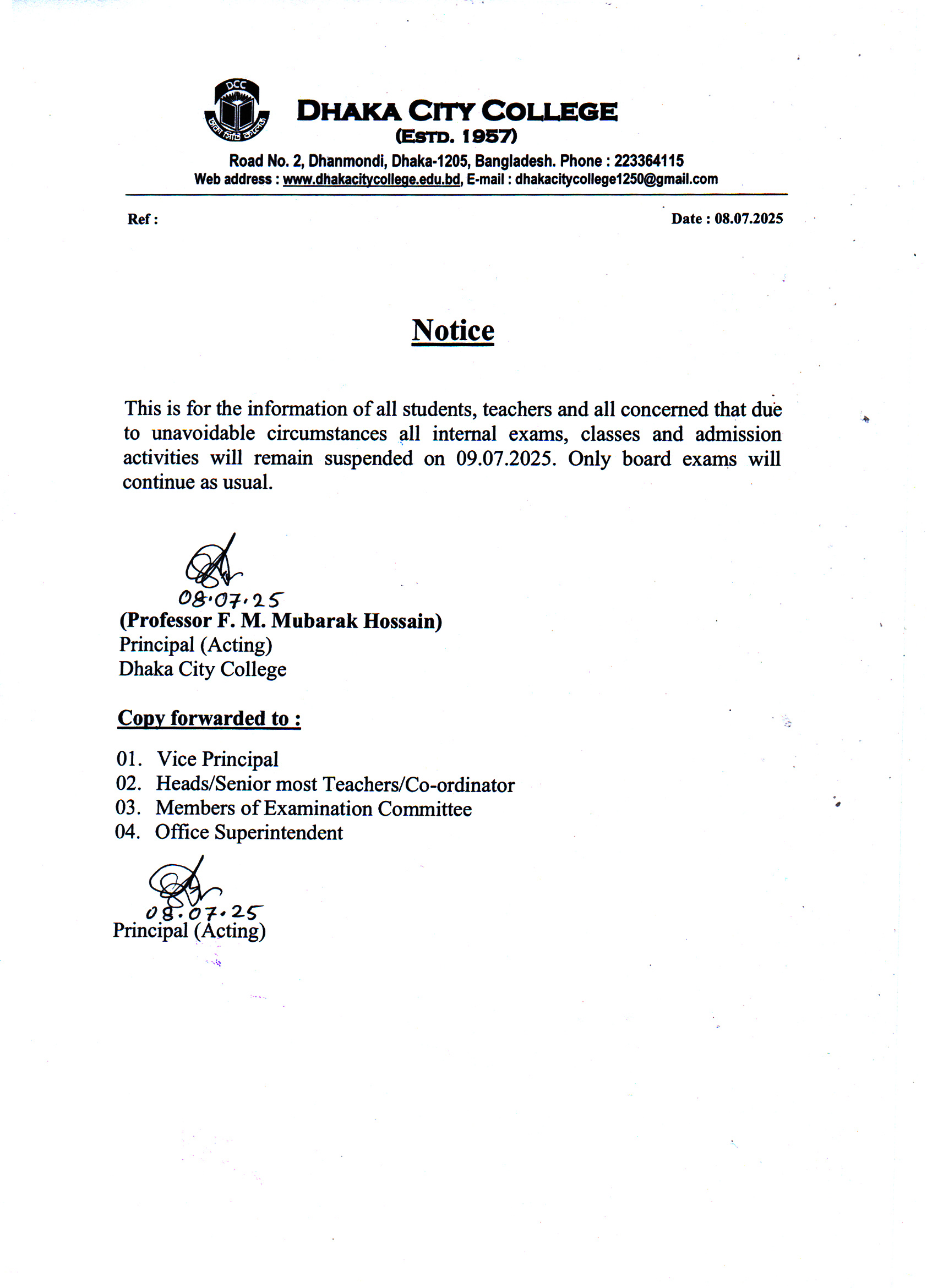 Notice