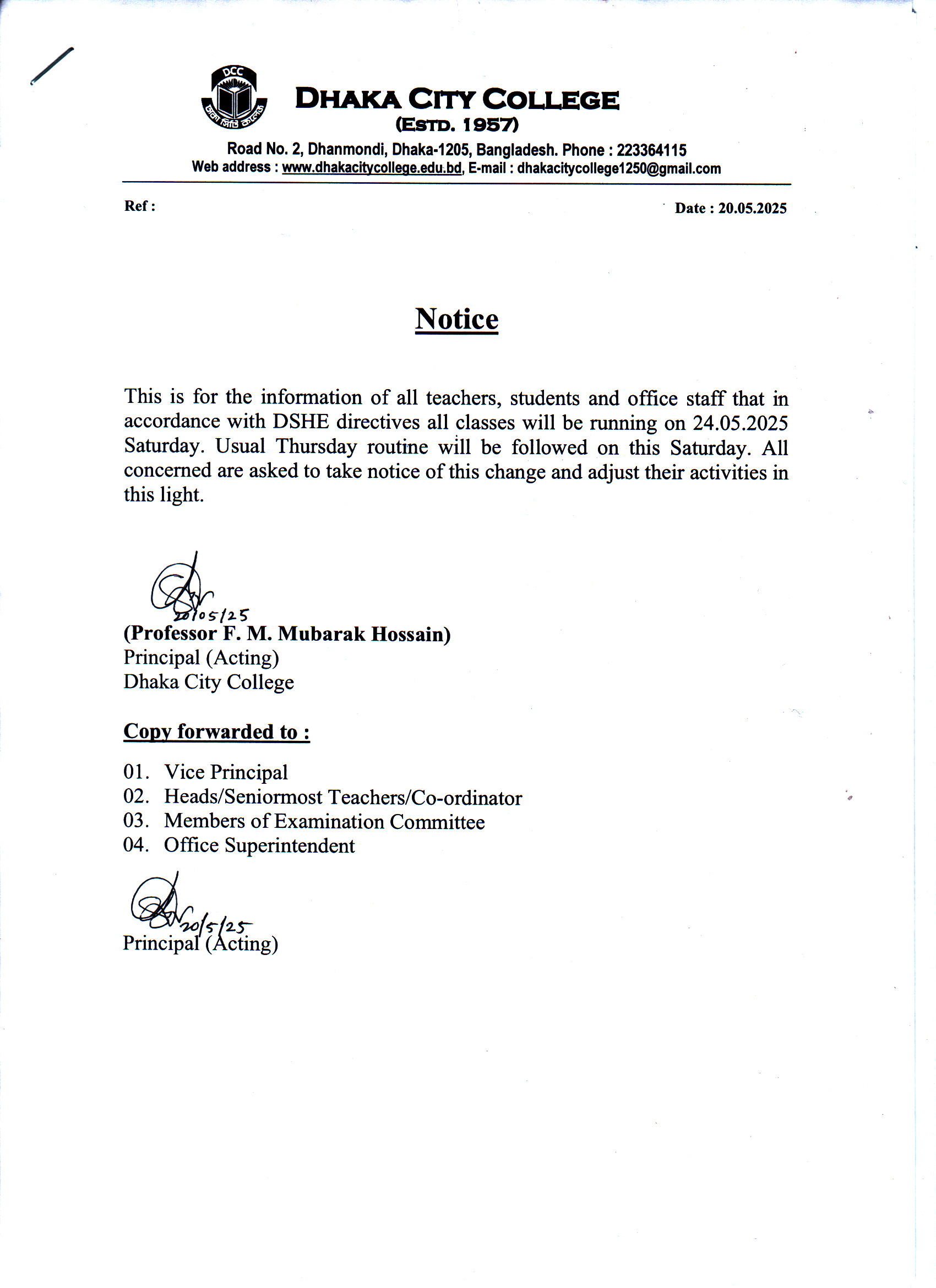 Notice