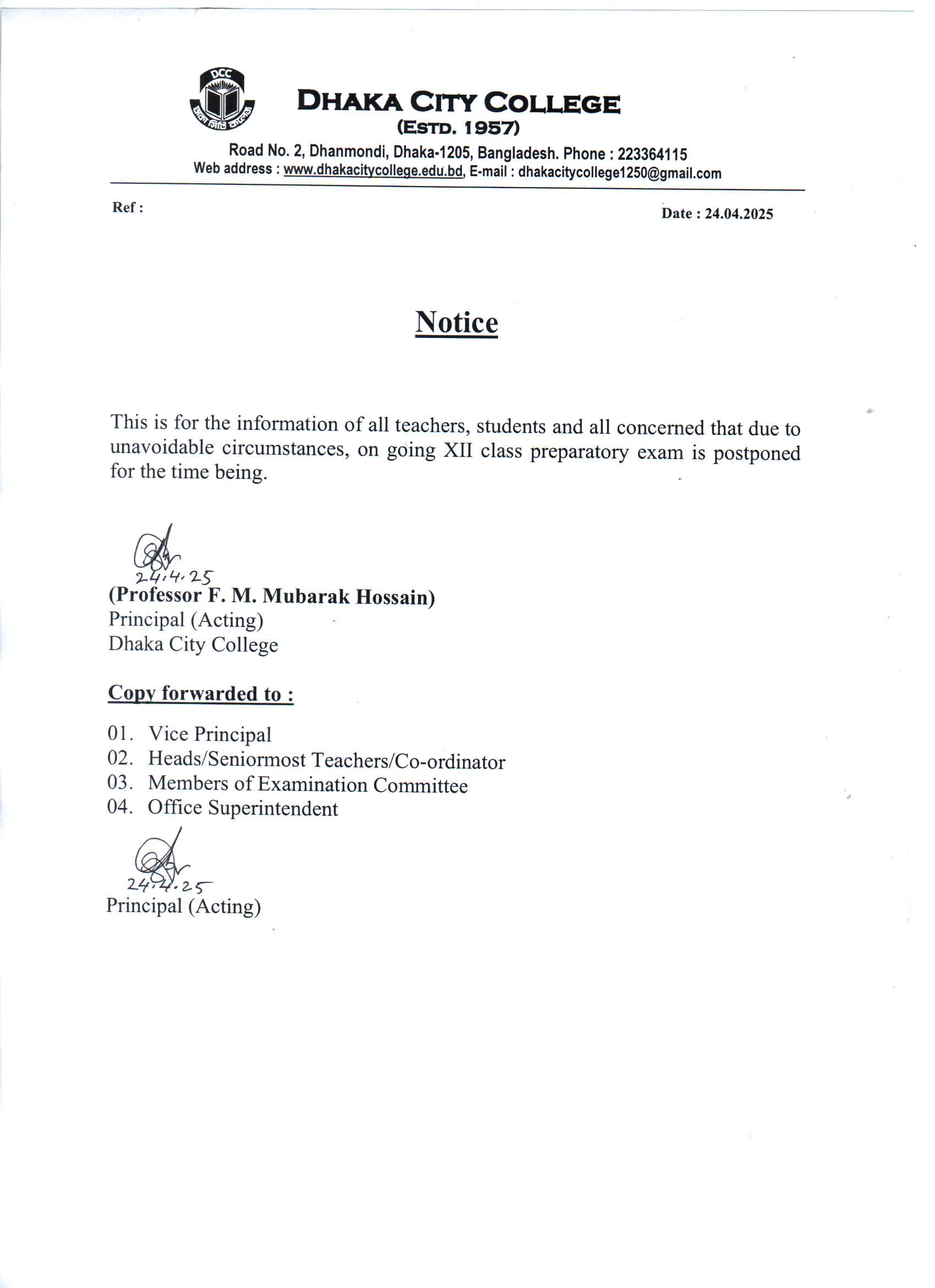Notice