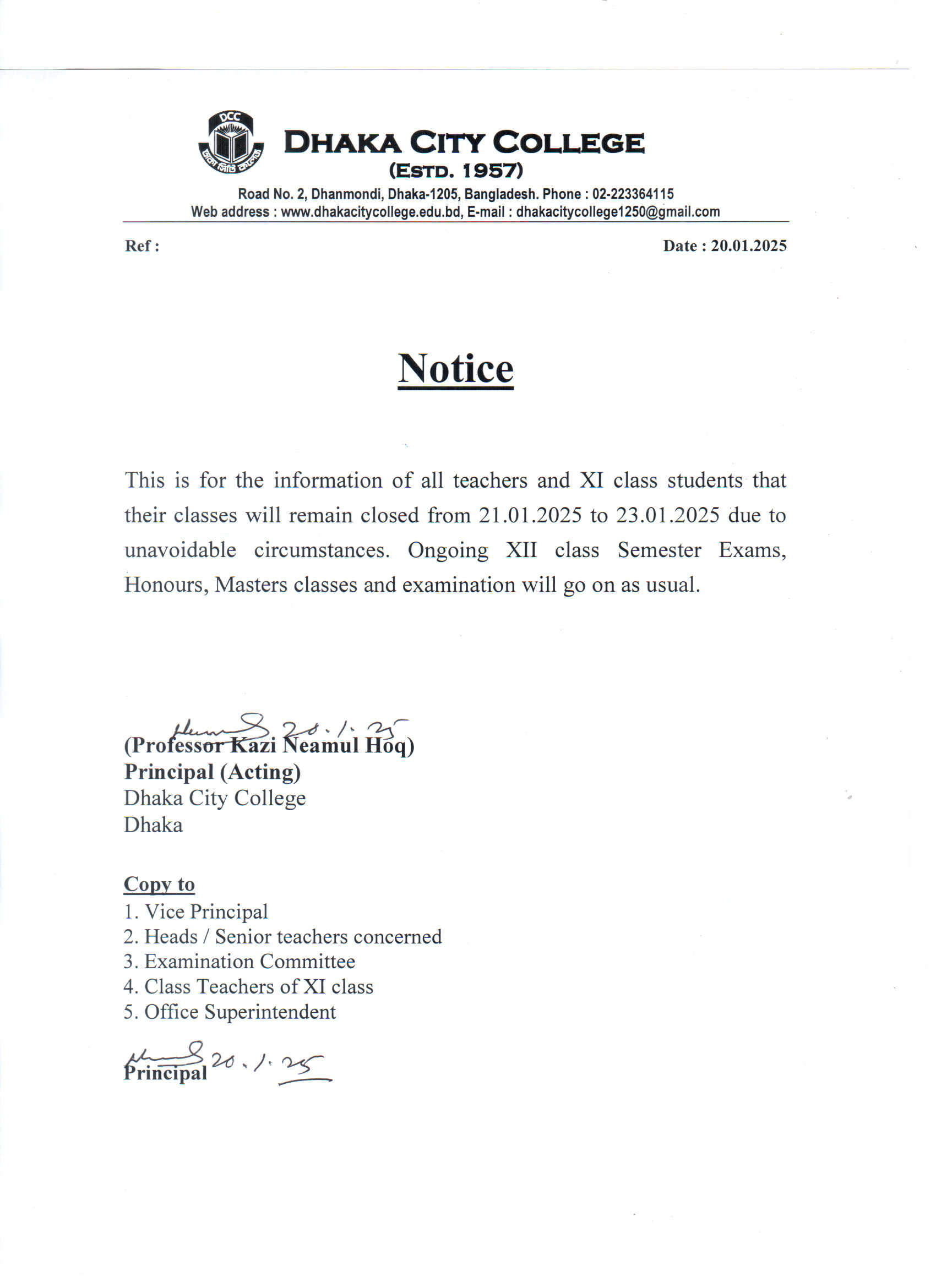 Notice